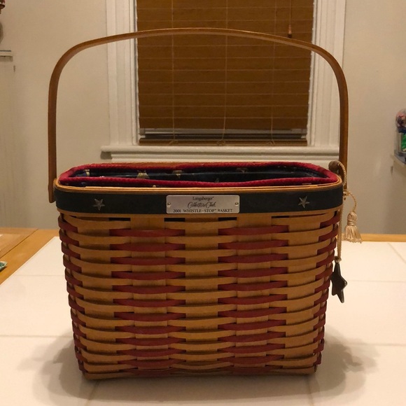 ⭐️LONGABERGER WHISTLE-STOP BASKET⭐️ - Picture 1 of 11